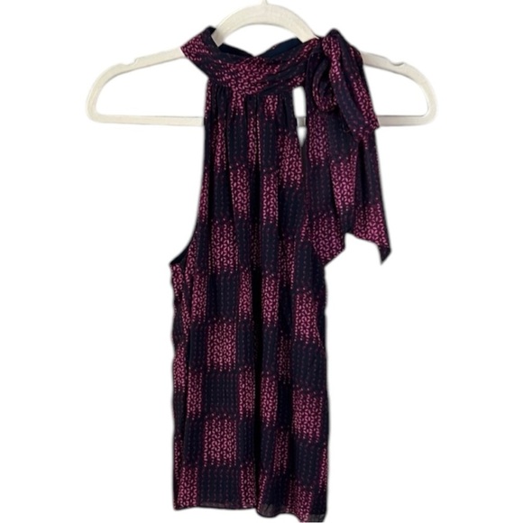 Ramy Brook Tops - Ramy Brook Halter Top With Tie Sleeveless Size XS